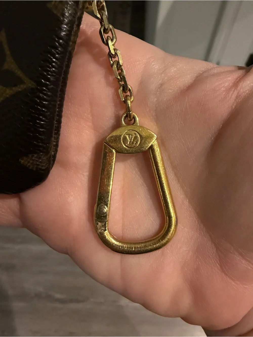 Louis Vuitton Monogram Canvas Key Cles